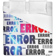 Error Crash Problem Failure Duvet Cover (king Size)