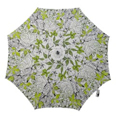 Floral Pattern Background Hook Handle Umbrellas (medium) by Nexatart