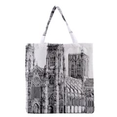 York Cathedral Vector Clipart Grocery Tote Bag by Nexatart