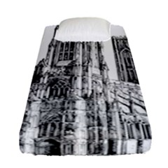 York Cathedral Vector Clipart Fitted Sheet (single Size)