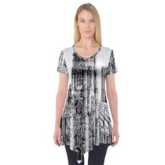 York Cathedral Vector Clipart Short Sleeve Tunic 