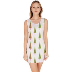 Christmas Tree Sleeveless Bodycon Dress by Nexatart