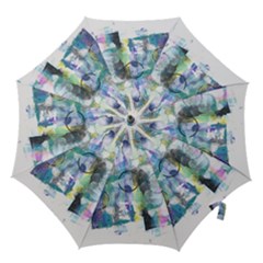 Background Color Circle Pattern Hook Handle Umbrellas (medium)