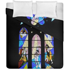 Art Church Window Duvet Cover Double Side (california King Size)