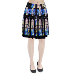 Art Church Window Pleated Skirt