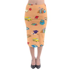 School Rocks! Midi Pencil Skirt