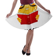 Geek Kid A-line Skater Skirt by athenastemple