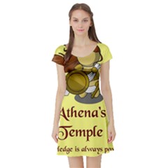 Athena s Temple Short Sleeve Skater Dress by athenastemple