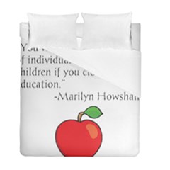 Fruit Of Education Duvet Cover Double Side (full/ Double Size)