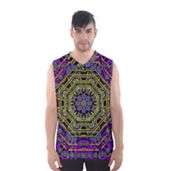 Wonderful Peace Flower Mandala Men s Basketball Tank Top