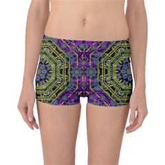 Wonderful Peace Flower Mandala Boyleg Bikini Bottoms