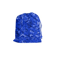 Blue Pouch - Medium Drawstring Pouch (medium)