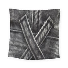 Backdrop Belt Black Casual Closeup Square Tapestry (small) by Nexatart