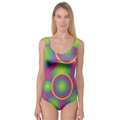 Background Colourful Circles Princess Tank Leotard 