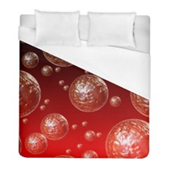 Background Red Blow Balls Deco Duvet Cover (full/ Double Size)