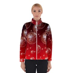 Background Red Blow Balls Deco Winterwear by Nexatart