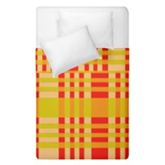 Check Pattern Duvet Cover Double Side (single Size) by Nexatart