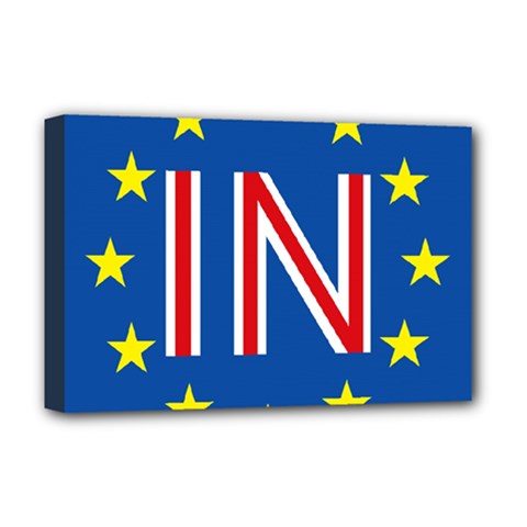 Britain Eu Remain Deluxe Canvas 18  X 12  