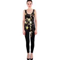 Christmas Star Advent Background Onepiece Catsuit by Nexatart