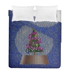 Christmas Snow Duvet Cover Double Side (full/ Double Size) by Nexatart