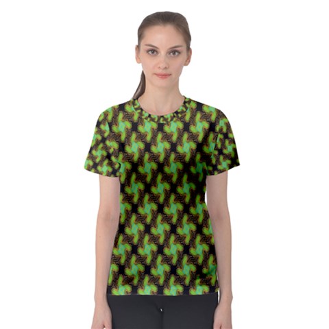 Computer Graphics Graphics Ornament Women s Sport Mesh Tee by Nexatart