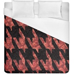 Dogstooth Pattern Closeup Duvet Cover (king Size)