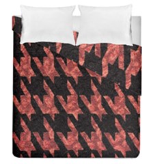 Dogstooth Pattern Closeup Duvet Cover Double Side (queen Size)