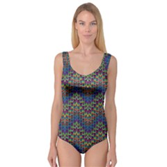 Decorative Ornamental Abstract Princess Tank Leotard 