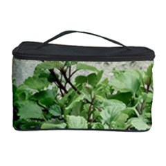 Plants Against Concrete Wall Background Cosmetic Storage Case by dflcprints