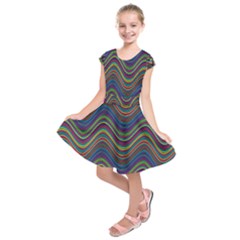 Decorative Ornamental Abstract Kids  Short Sleeve Dress