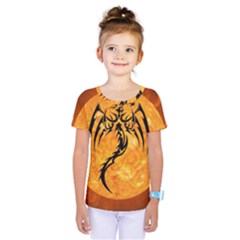 Dragon Fire Monster Creature Kids  One Piece Tee