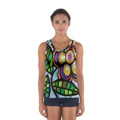 Folk Art Flower Women s Sport Tank Top 