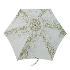 Flowers Background Leaf Leaves Mini Folding Umbrellas by Nexatart