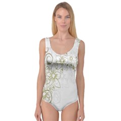 Flowers Background Leaf Leaves Princess Tank Leotard 