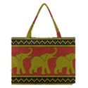 Elephant Pattern Medium Tote Bag View1