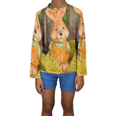 Easter Hare Easter Bunny Kids  Long Sleeve Swimwear by Nexatart