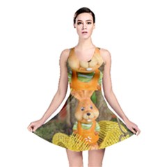 Easter Hare Easter Bunny Reversible Skater Dress by Nexatart