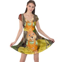 Easter Hare Easter Bunny Cap Sleeve Dresses by Nexatart