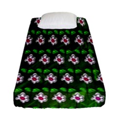 Floral Pattern Fitted Sheet (single Size)