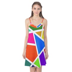 Geometric Blocks Camis Nightgown by Nexatart