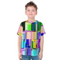 Glitch Art Abstract Kids  Cotton Tee View1