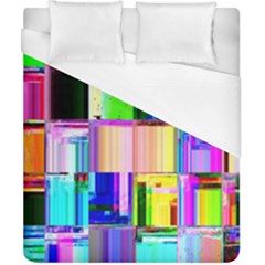 Glitch Art Abstract Duvet Cover (california King Size)