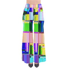 Glitch Art Abstract Pants