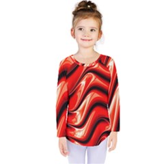 Fractal Mathematics Abstract Kids  Long Sleeve Tee