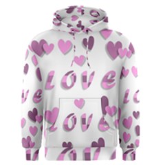 Love Valentine S Day 3d Fabric Men s Pullover Hoodie