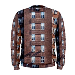 New York Building Windows Manhattan Men s Sweatshirt by Nexatart