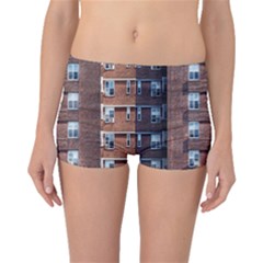 New York Building Windows Manhattan Boyleg Bikini Bottoms by Nexatart