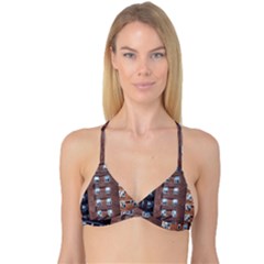 New York Building Windows Manhattan Reversible Tri Bikini Top