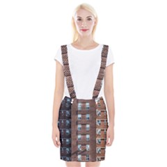 New York Building Windows Manhattan Suspender Skirt