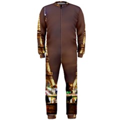 Paris Eiffel Tower Onepiece Jumpsuit (men)  by Nexatart